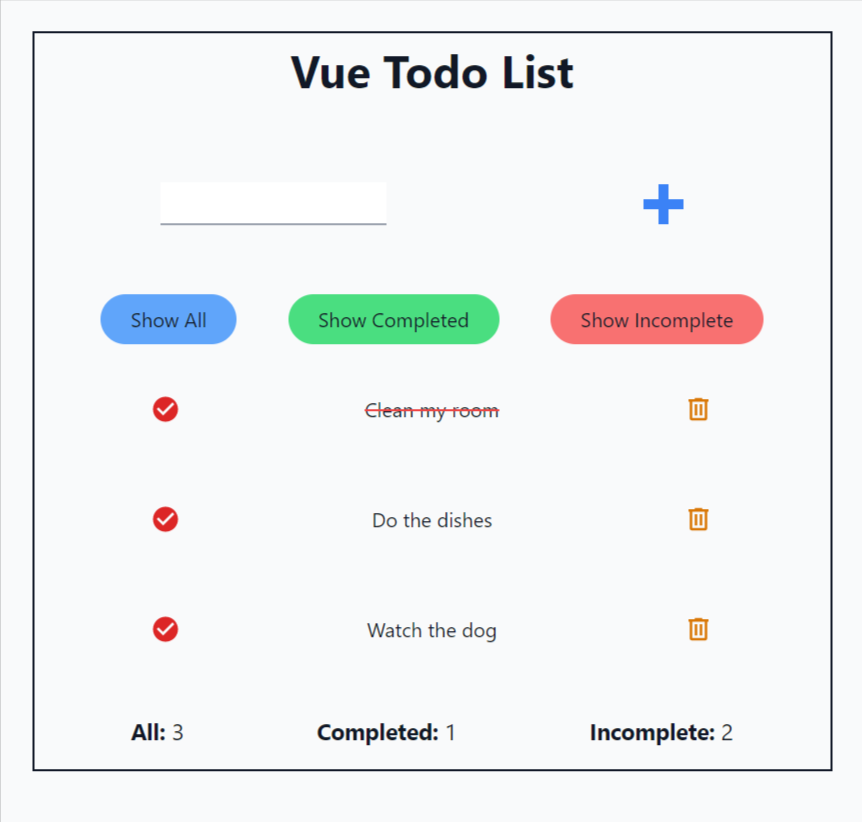 Vue Todo List